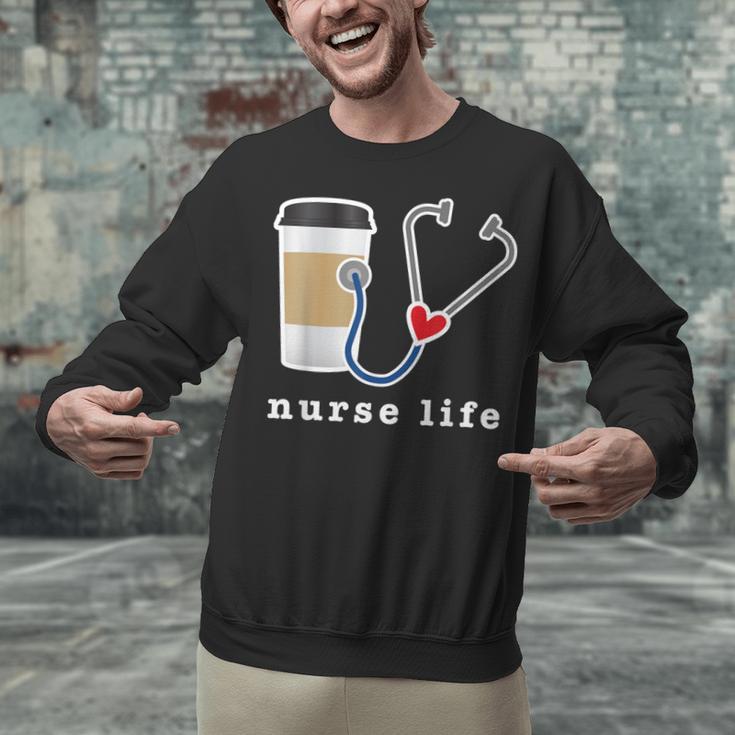 Nurse Life Graphic Nursing School Graduation Unisex Sweatshirt
