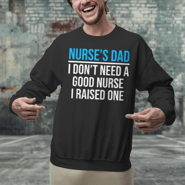 Nurse's Dad Father Nursing School Graduation Unisex Sweatshirt
