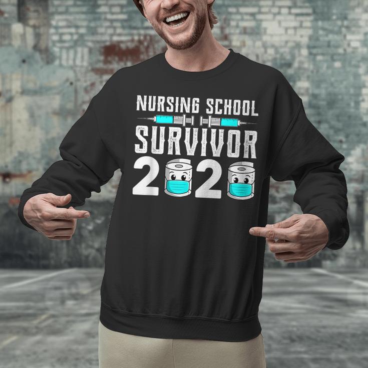 Nursing School Survivor Graduation Nurse RN 2020 Friend Unisex Sweatshirt
