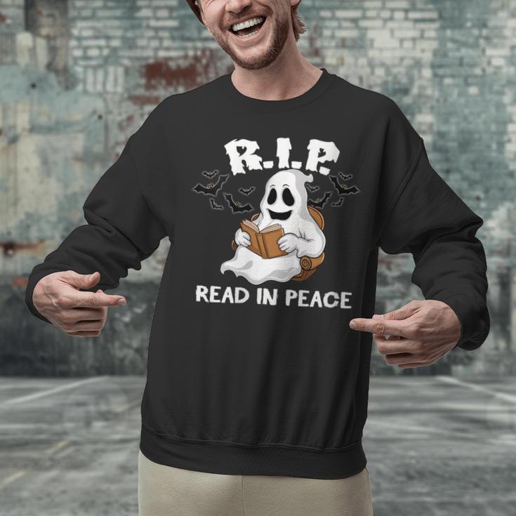 October Reading And Library Awareness Books And Boos Unisex Sweatshirt