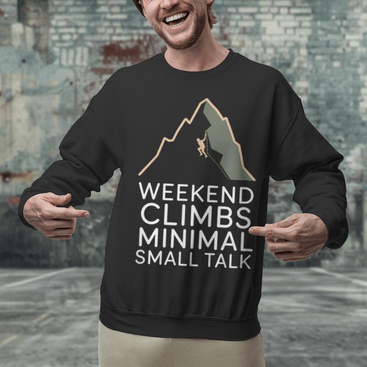 Outdoor Introvert Vibes Weekend Climber Unisex Sweatshirt Outdoor Introvert Vibes Weekend Climber Unisex Sweatshirt