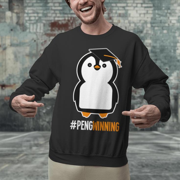 Penguin Graduation For Grads Hashtag Pengwinning Unisex Sweatshirt
