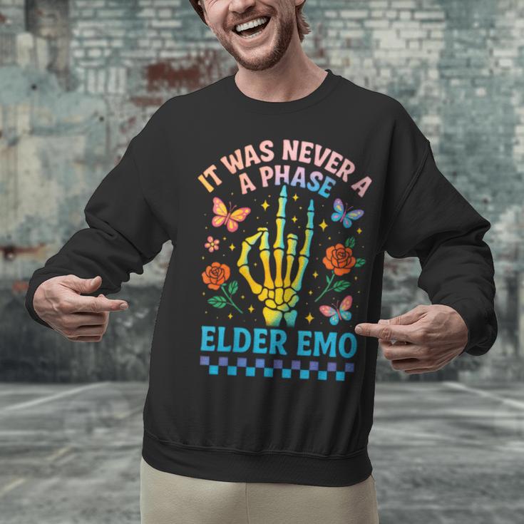 It Was Never A Phase Elder Emo Nostalgia Unisex Sweatshirt It Was Never A Phase Elder Emo Nostalgia Unisex Sweatshirt