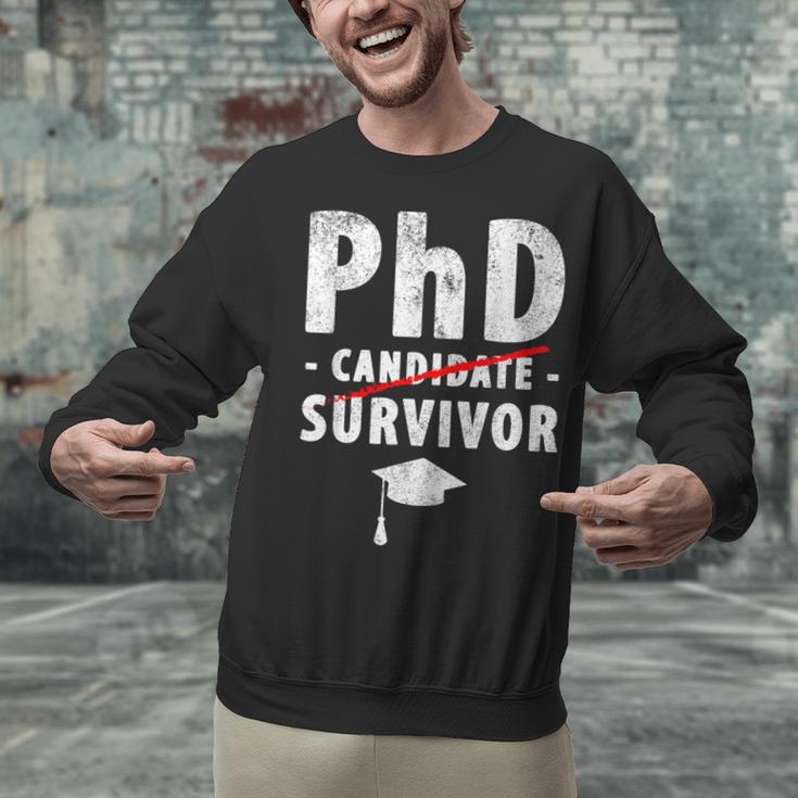 PhD Candidate Survivor PhD Graduation Unisex Sweatshirt