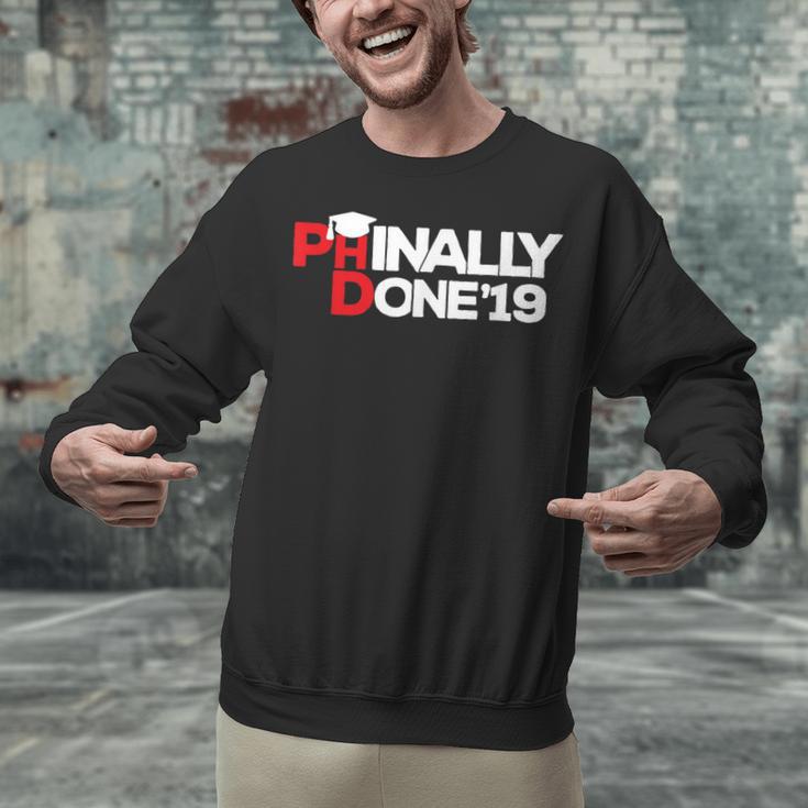 Phinally Done Graduation 2019 Phd Shirt Unisex Sweatshirt