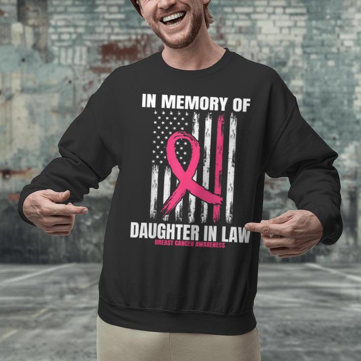 Pink In Memory Of Daughter In Law Breast Cancer Flag Shirts Unisex Sweatshirt Pink In Memory Of Daughter In Law Breast Cancer Flag Shirts Unisex Sweatshirt