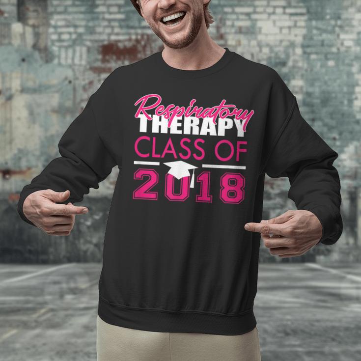 Pink Respiratory Therapist Class Of 2018 GraduationShirt Unisex Sweatshirt