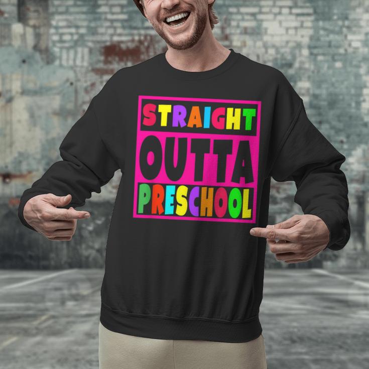 Pink STRAIGHT OUTTA Preschool PRE-K Graduation Unisex Sweatshirt
