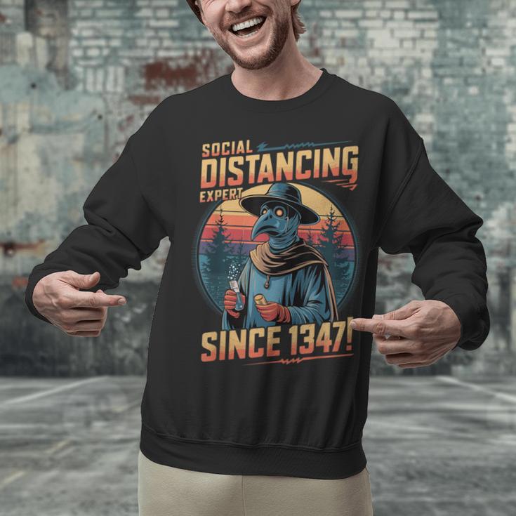 Plague Doctor Introvert Sarcastic Social Distancing Expert Unisex Sweatshirt Plague Doctor Introvert Sarcastic Social Distancing Expert Unisex Sweatshirt