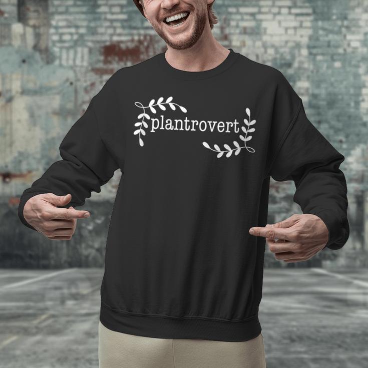 Plantrovert Introvert Gardener Plant Lady Unisex Sweatshirt Plantrovert Introvert Gardener Plant Lady Unisex Sweatshirt
