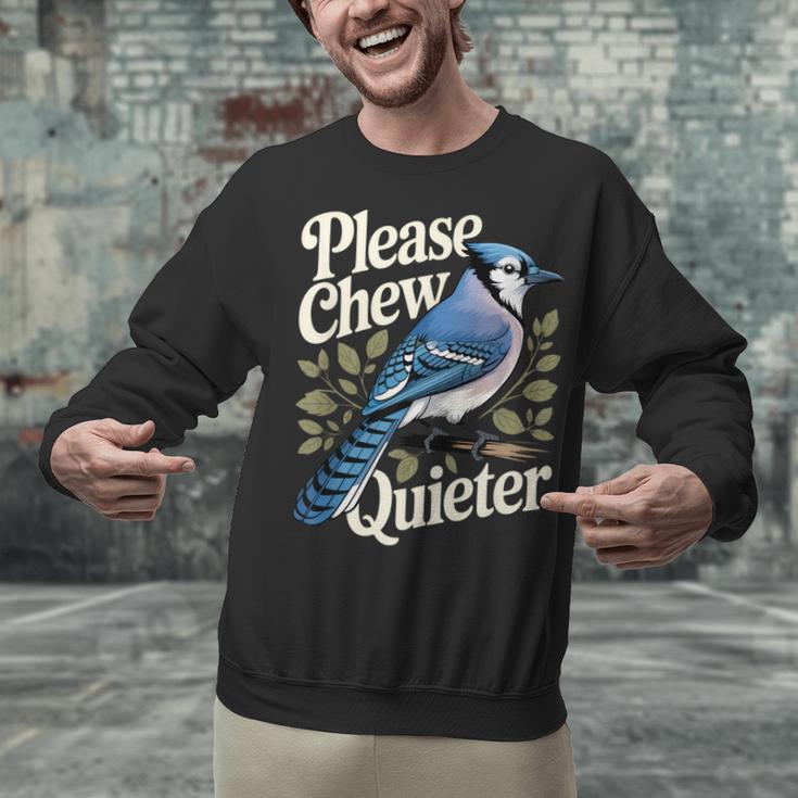 Please Chew Quieter Introvert Christmas Bird Watcher Unisex Sweatshirt Please Chew Quieter Introvert Christmas Bird Watcher Unisex Sweatshirt