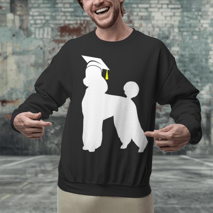 Poodle Graduation Dog Graduate Unisex Sweatshirt