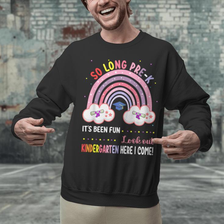 Pre k Graduation Class 2025 Graduate Pre-k Rainbow Girls Unisex Sweatshirt