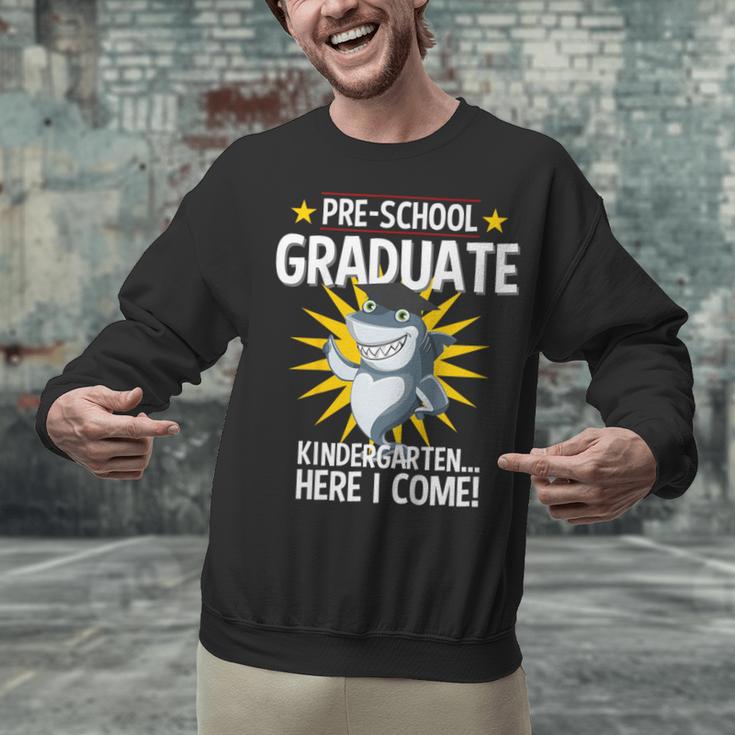 Pre K Graduation Shirts Shark Grad Toddler Unisex Sweatshirt