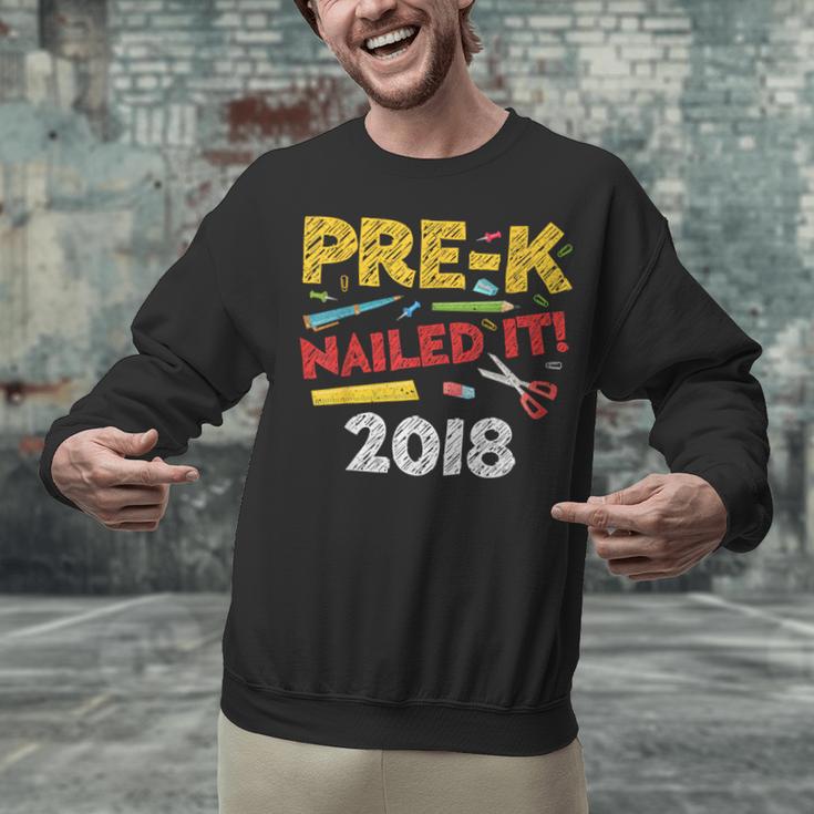 Pre-K Nailed It Class Of 2018 Graduation Unisex Sweatshirt