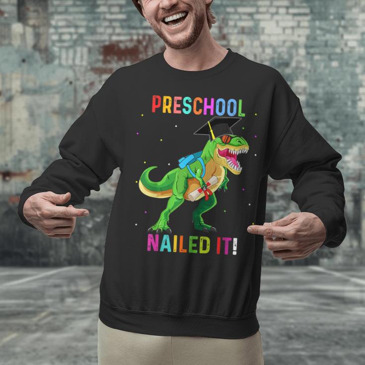 Preschool Graduation Class Of 2022 Graduate Dinosaur Kids Unisex Sweatshirt