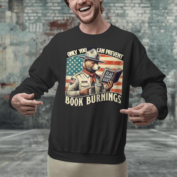 Only You Can Prevent Book Burnings Books Unisex Sweatshirt
