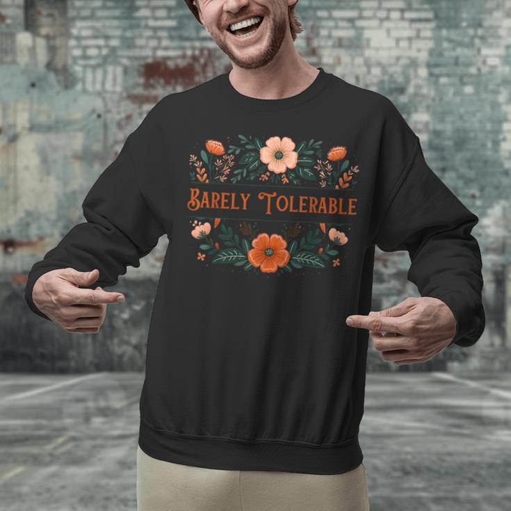 Pride And Prejudice Barely Tolerable Book Lover Bookish Unisex Sweatshirt