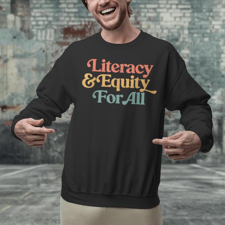 Protect Libraries Banned Books Literacy And Equity For All Unisex Sweatshirt