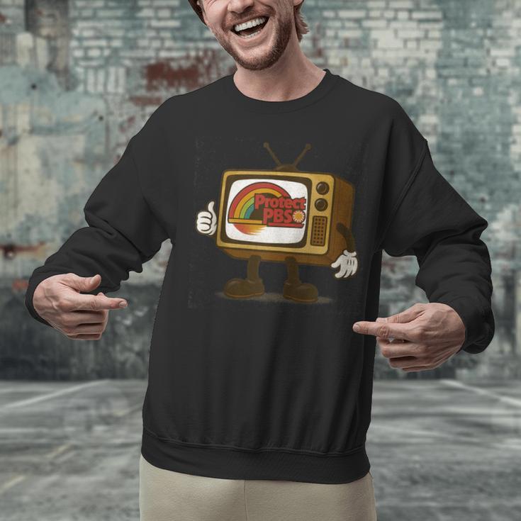Protect PBS 80s Nostalgia Television Shirt Unisex Sweatshirt