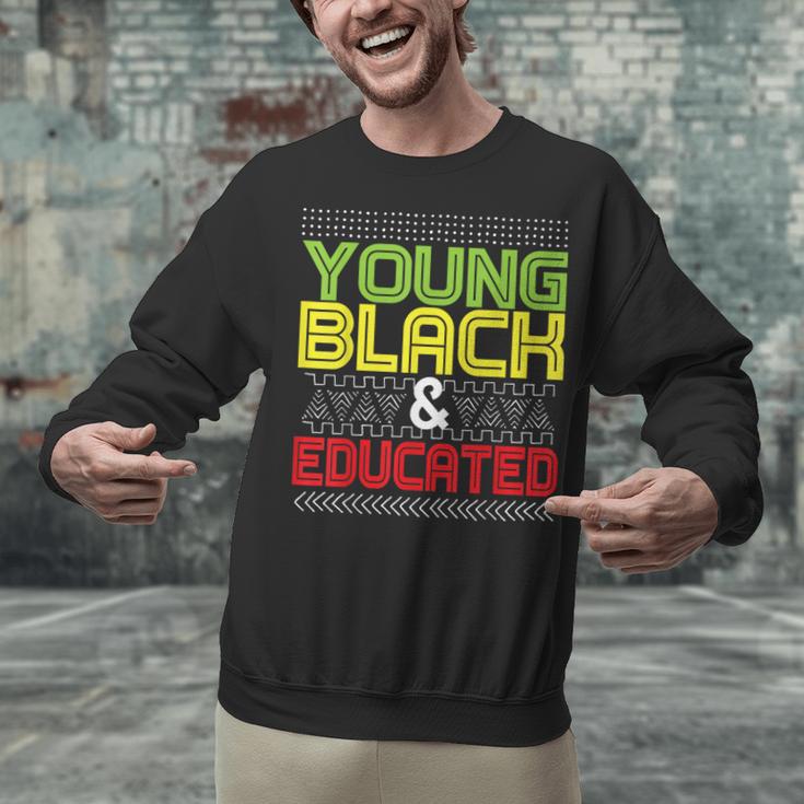 Proud African American Educated Graduation Unisex Sweatshirt