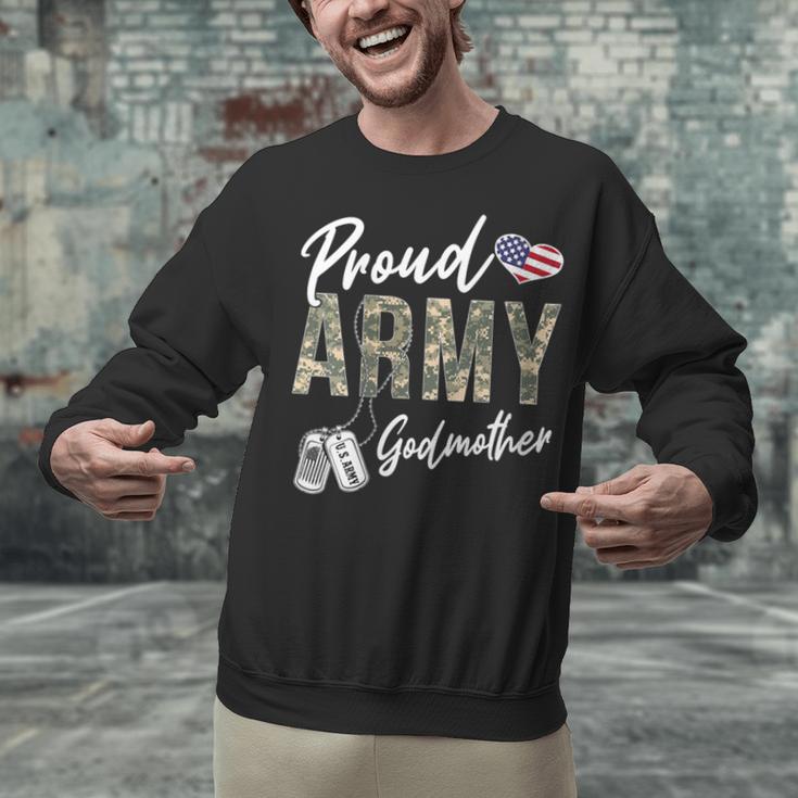 Proud Army Godmother Army Graduation Godmother US Army Unisex Sweatshirt