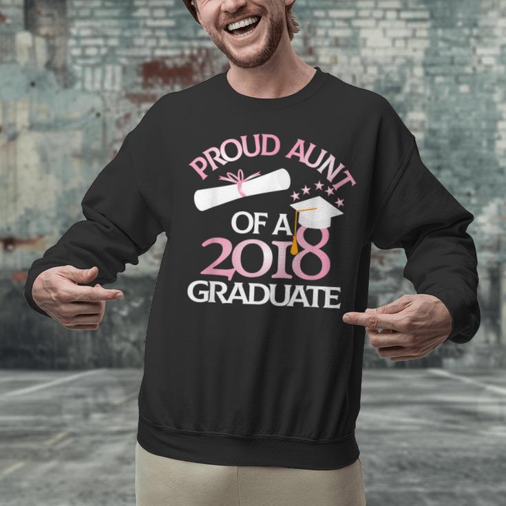 Proud Aunt Of a 2018 Graduate Auntie Graduation Unisex Sweatshirt