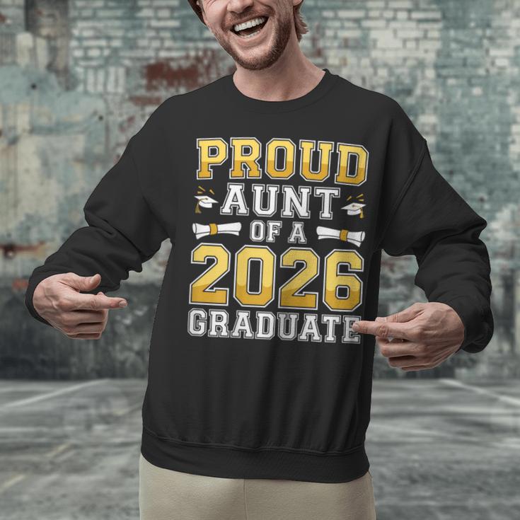 Proud Aunt Of A 2026 Graduate Shirt Class Of 2026 Graduation Unisex Sweatshirt