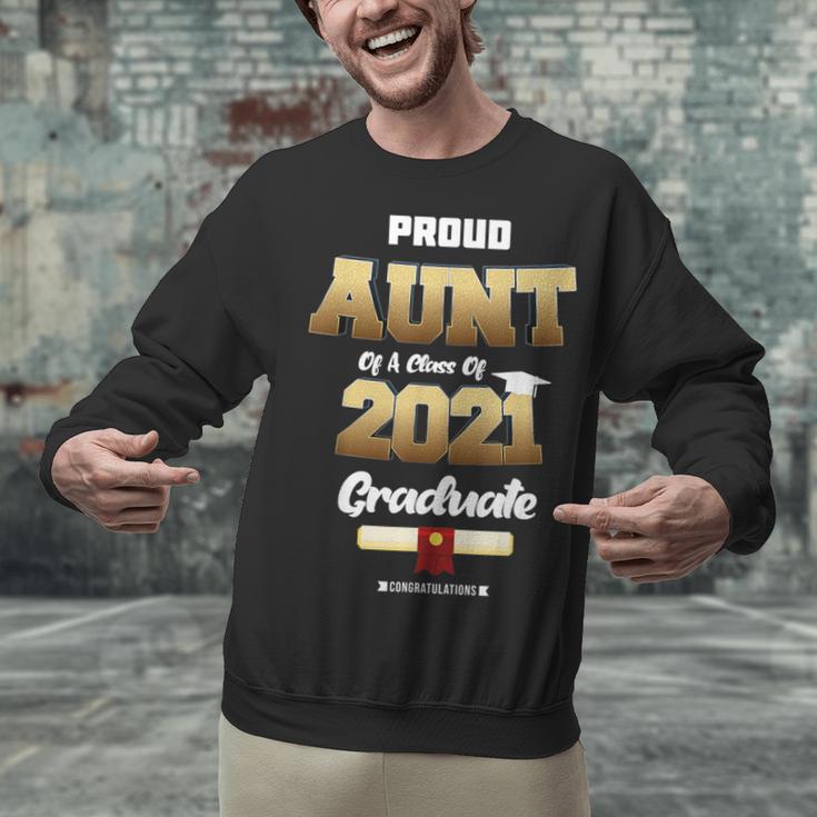 Proud Aunt Of Class Of 2021Shirt Class 2021 Graduation Unisex Sweatshirt