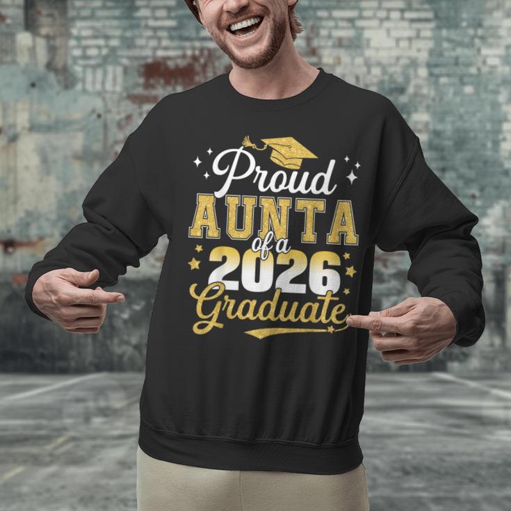 Proud Aunta Of a Class Of 2026 Graduate Senior Graduation Unisex Sweatshirt