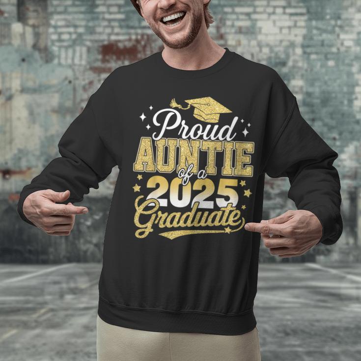 Proud Auntie Of A Class Of 2025 Graduate Senior Graduation Unisex Sweatshirt