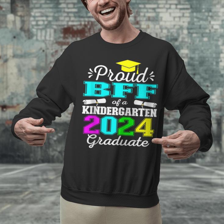 Proud Bff Of Kindergarten Graduate 2024 Graduation Bff Unisex Sweatshirt