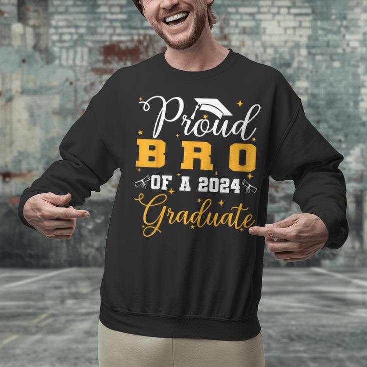 Proud Bro Of A Class Of 2024 Graduate Senior Graduation Unisex Sweatshirt