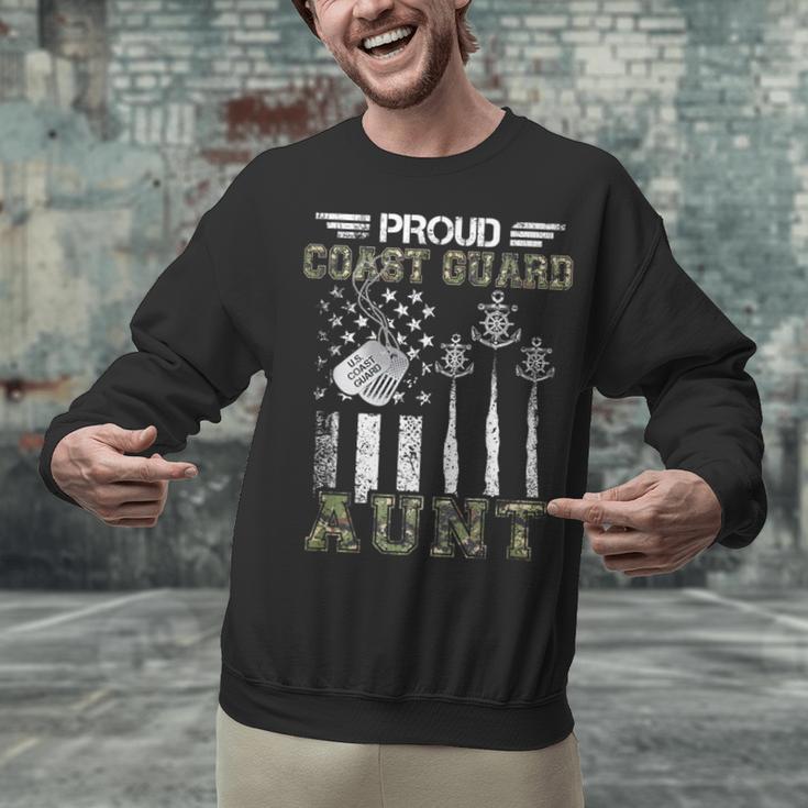 Proud Coast Guard Aunt US Coast Guard Graduation Aunt Unisex Sweatshirt