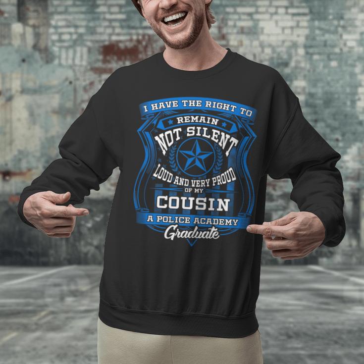 Proud Of Cousin Police Academy Graduation Shirt Unisex Sweatshirt