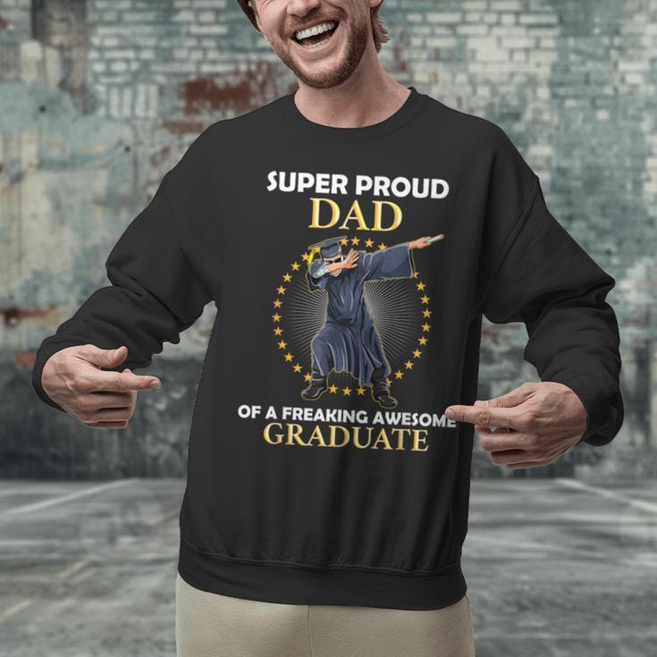 Proud Dad Of 2018 Graduate Dabbing Graduation Senior Shirt Unisex Sweatshirt