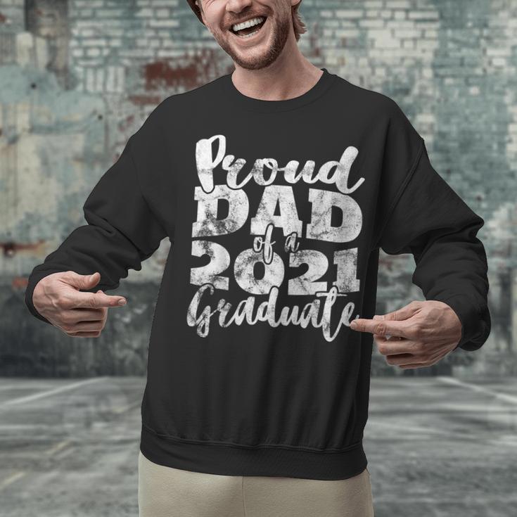 Proud Dad Of a 2021 Graduate Father Senior 21 Graduation Unisex Sweatshirt