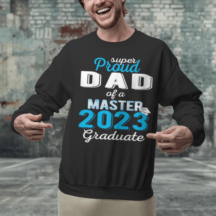 Proud Dad Of 2023 Class Master Graduate Family Graduation Unisex Sweatshirt