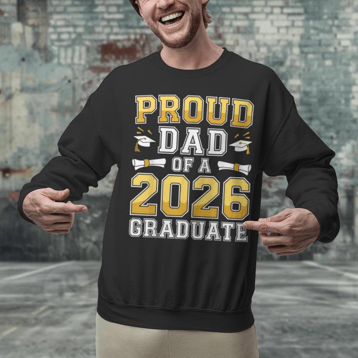 Proud Dad Of A 2026 Graduate Shirt Class Of 2026 Graduation Unisex Sweatshirt