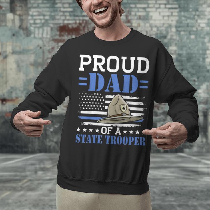 Proud Dad Of A State Trooper Police Officer Graduation Unisex Sweatshirt