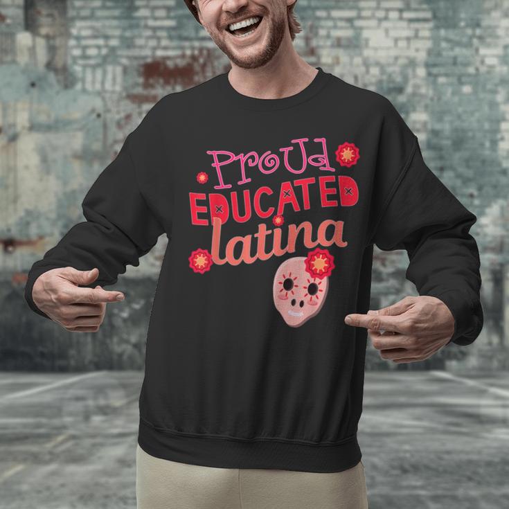Proud Educated Latina Graduation Masters Degree PhD Unisex Sweatshirt