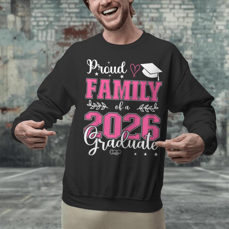 Proud Family Of a Class Of 2026 Graduate For Graduation Unisex Sweatshirt