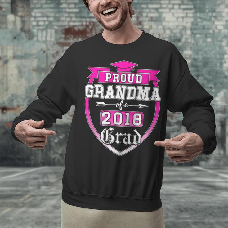 Proud Grandma Of a 2018 Grad Graduation Family Unisex Sweatshirt