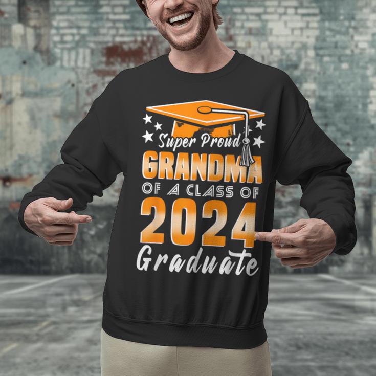 Proud Grandma Of A Class Of 2024 Matching Family Graduation Unisex Sweatshirt
