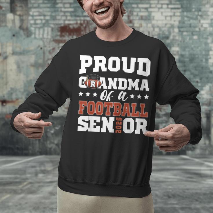 Proud Grandma Of a Football Senior 2026 Graduation Unisex Sweatshirt