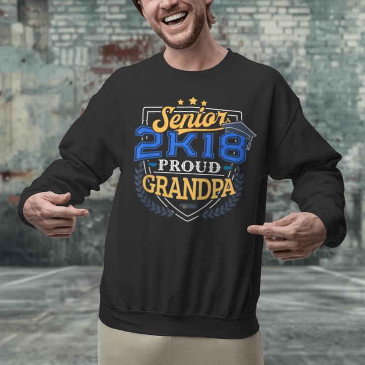 Proud Grandpa Of 2018 Senior Shirt Graduation Grad 2K18 Unisex Sweatshirt