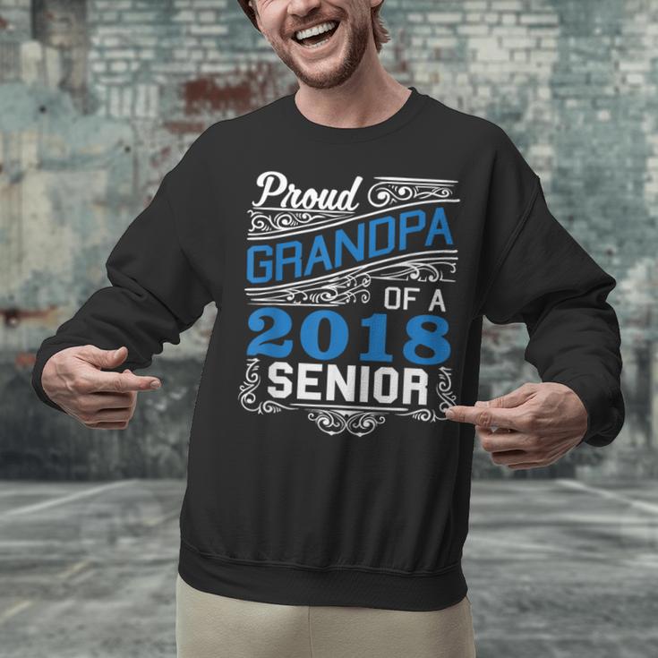 Proud Grandpa Of 2018 Senior T-Shirt Student Graduation Unisex Sweatshirt