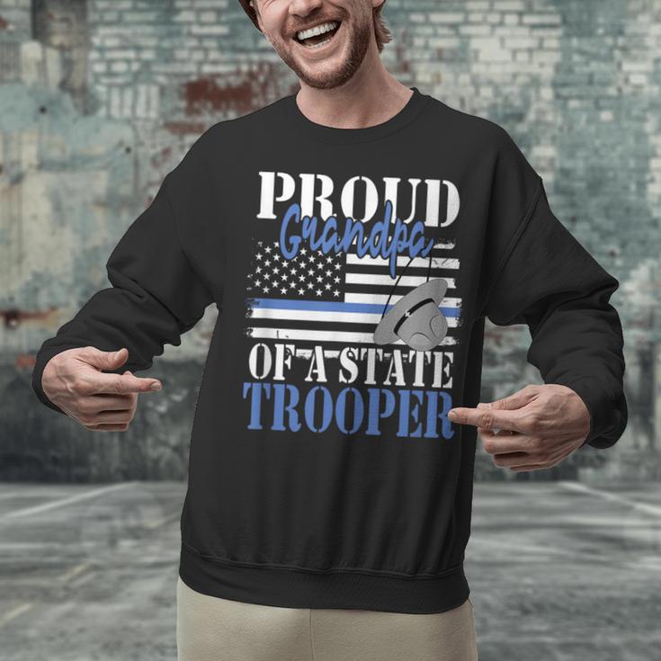 Proud Grandpa Of a State Trooper Police Officer Graduation Unisex Sweatshirt