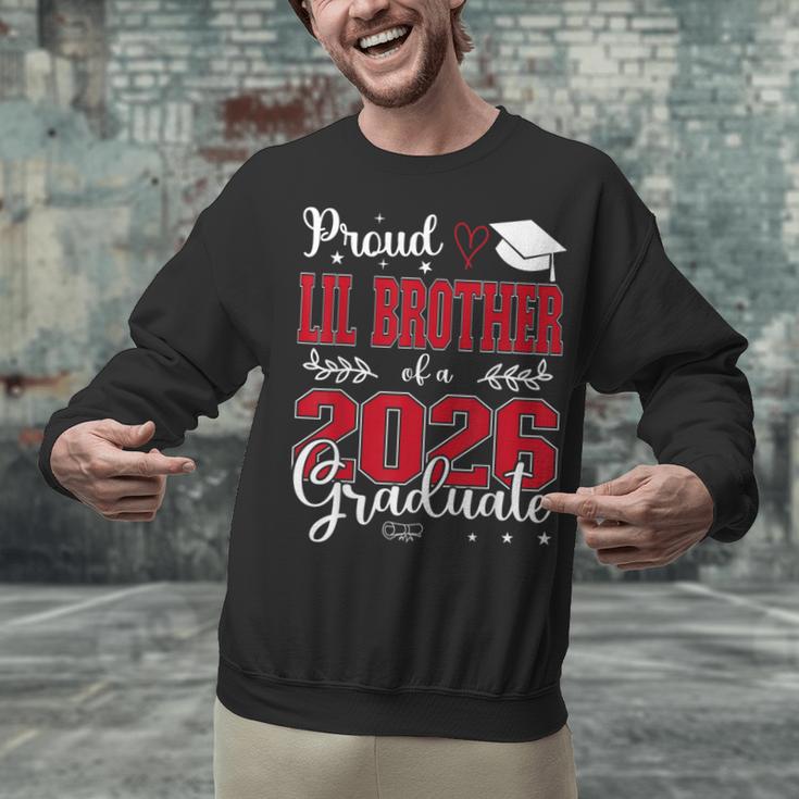 Proud Lil Brother Of a Class Of 2026 Graduate For Graduation Unisex Sweatshirt