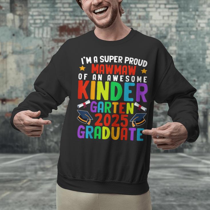 Proud MAWMAW Of Awesome Kindergarten Pre-K Graduation 2025 Unisex Sweatshirt